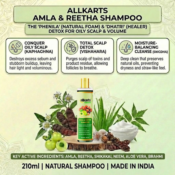Amla & Reetha Shampoo Benefits