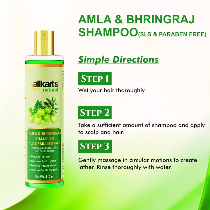 Amla & Bhringraj (SLS & Paraben Free) Usage