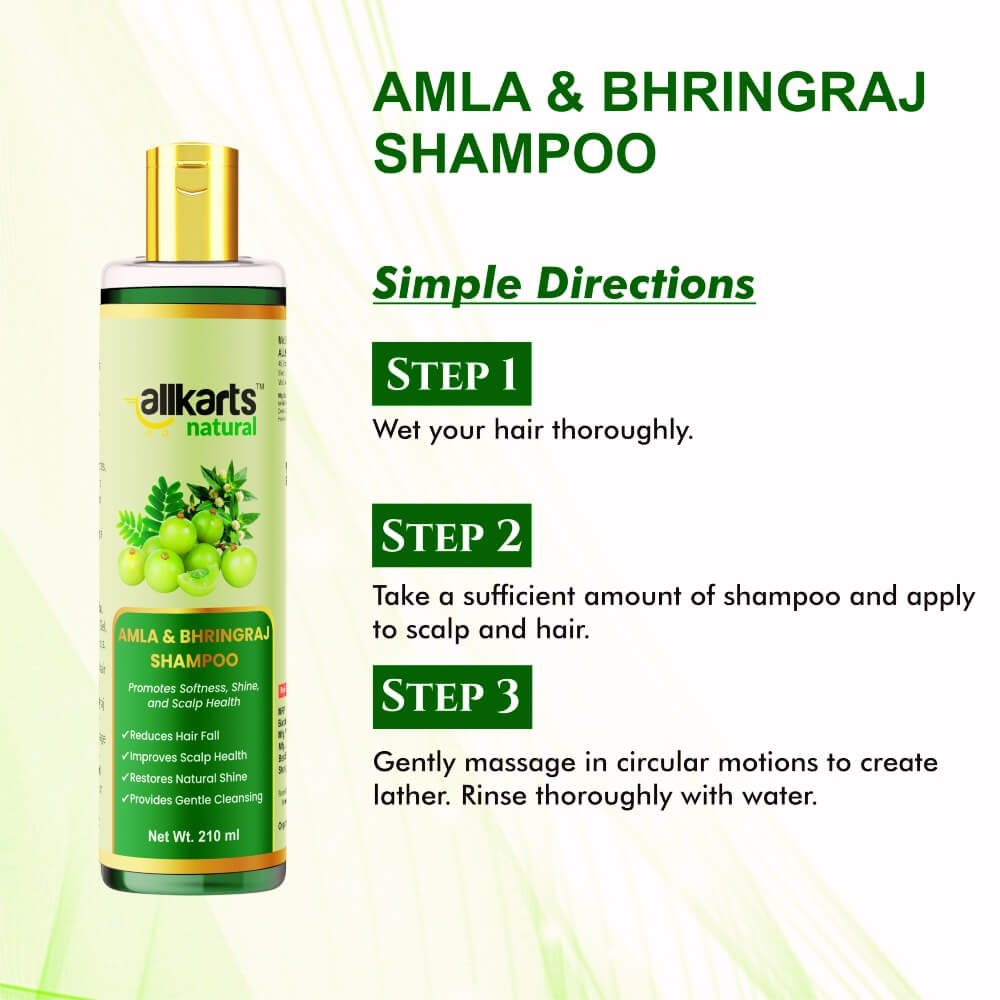 Amla & Bhringraj Shampoo Usage