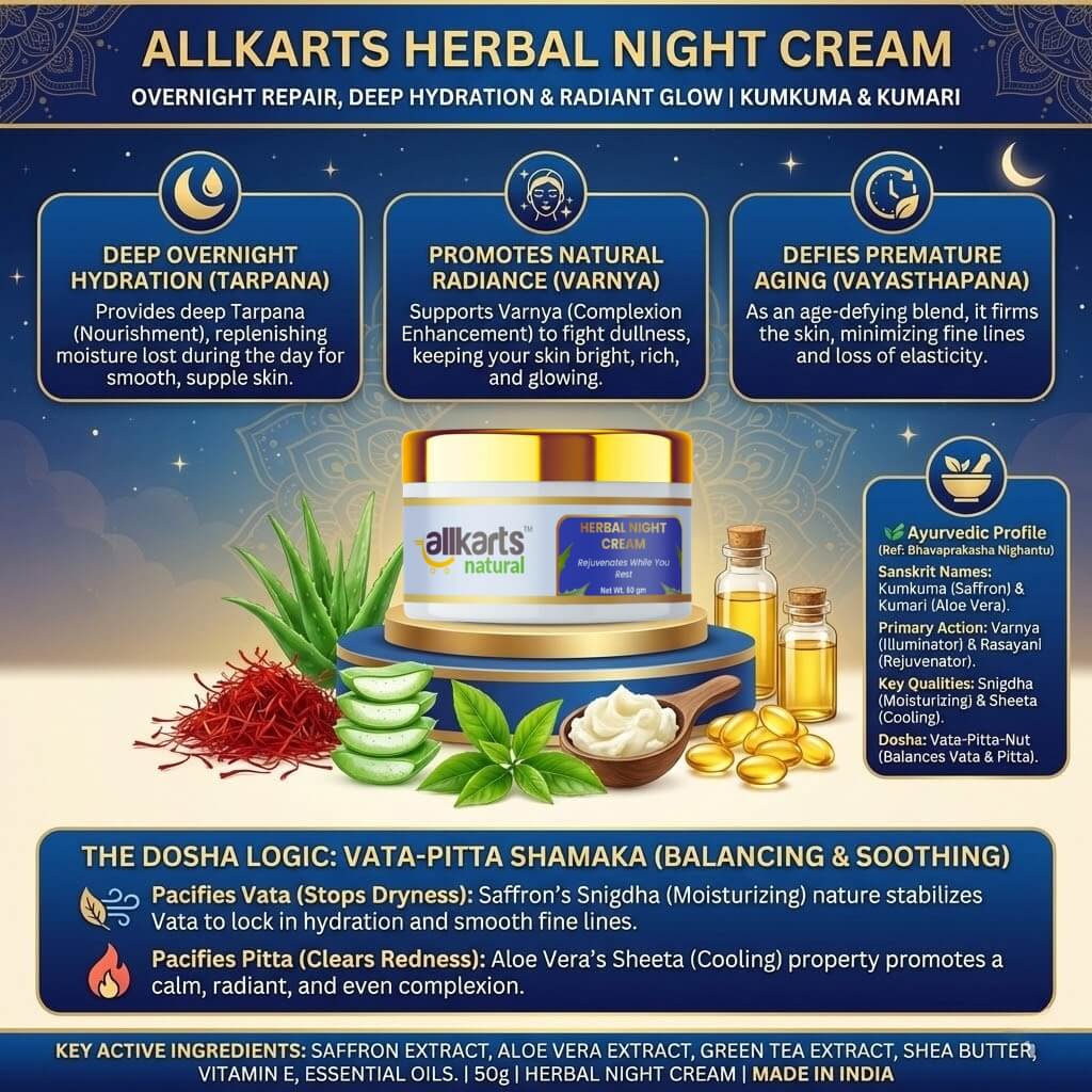Herbal Night Cream Benefits