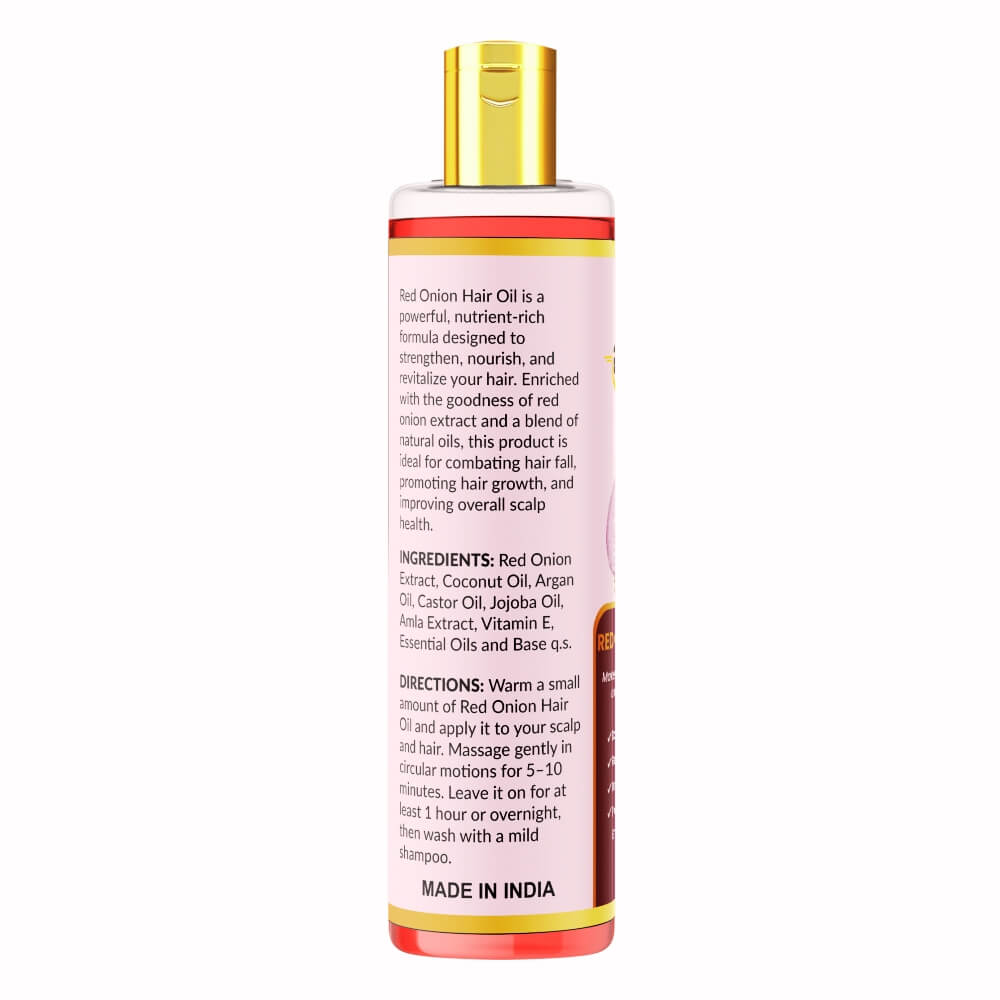 Ingredients of Red Onion Hair Fall Control Oil - Allkarts
