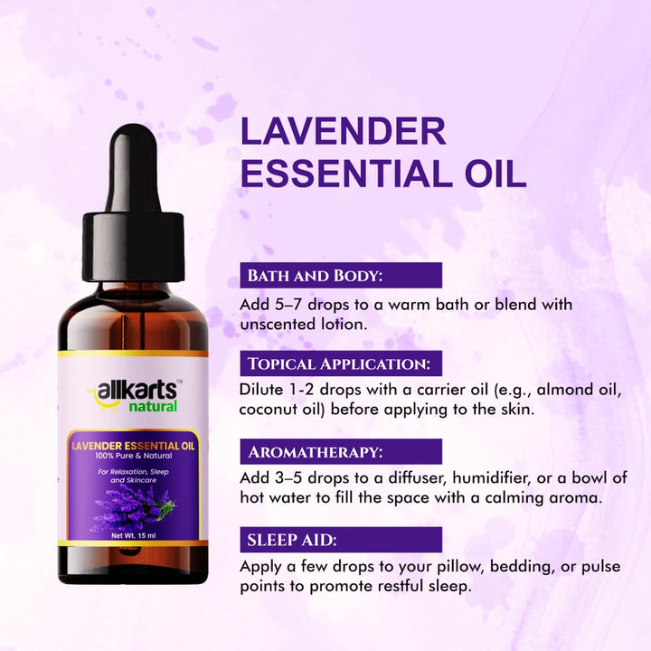 Lavender Essential Oil Usage