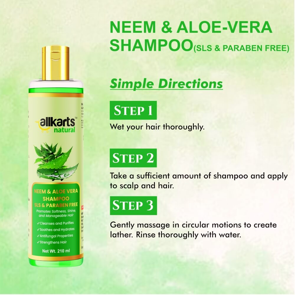 Neem & Aloe-Vera Shampoo Usage