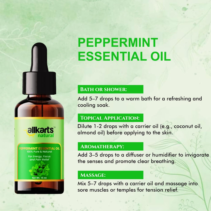 Peppermint Essential Oil Usage