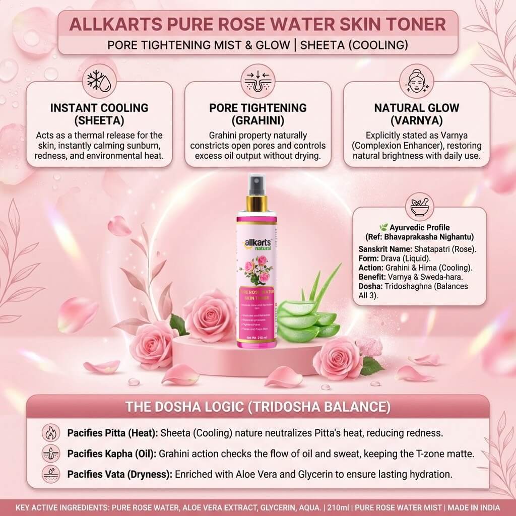 Pure Rose Water Skin Toner Benefits