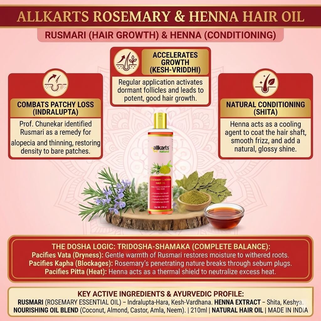 Rosemary &amp; Henna Hair Oil Benefits