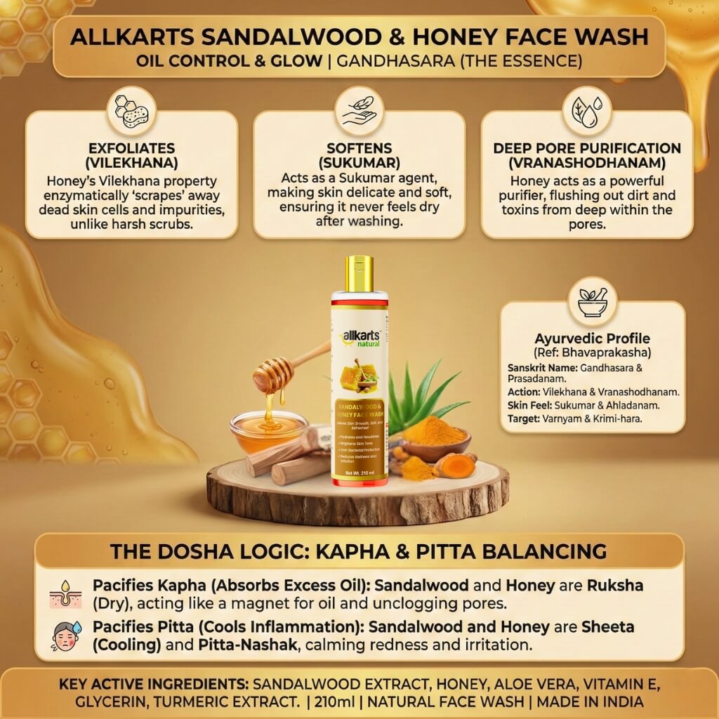 Sandalwood &amp; Honey Face Wash Benefits