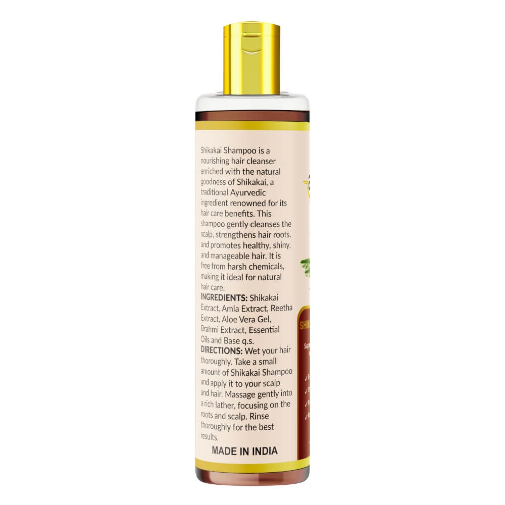 Ingredients of Ayurvedic Shikakai Shampoo – Shikakai, Amla, Reetha, Aloe Vera & Brahmi