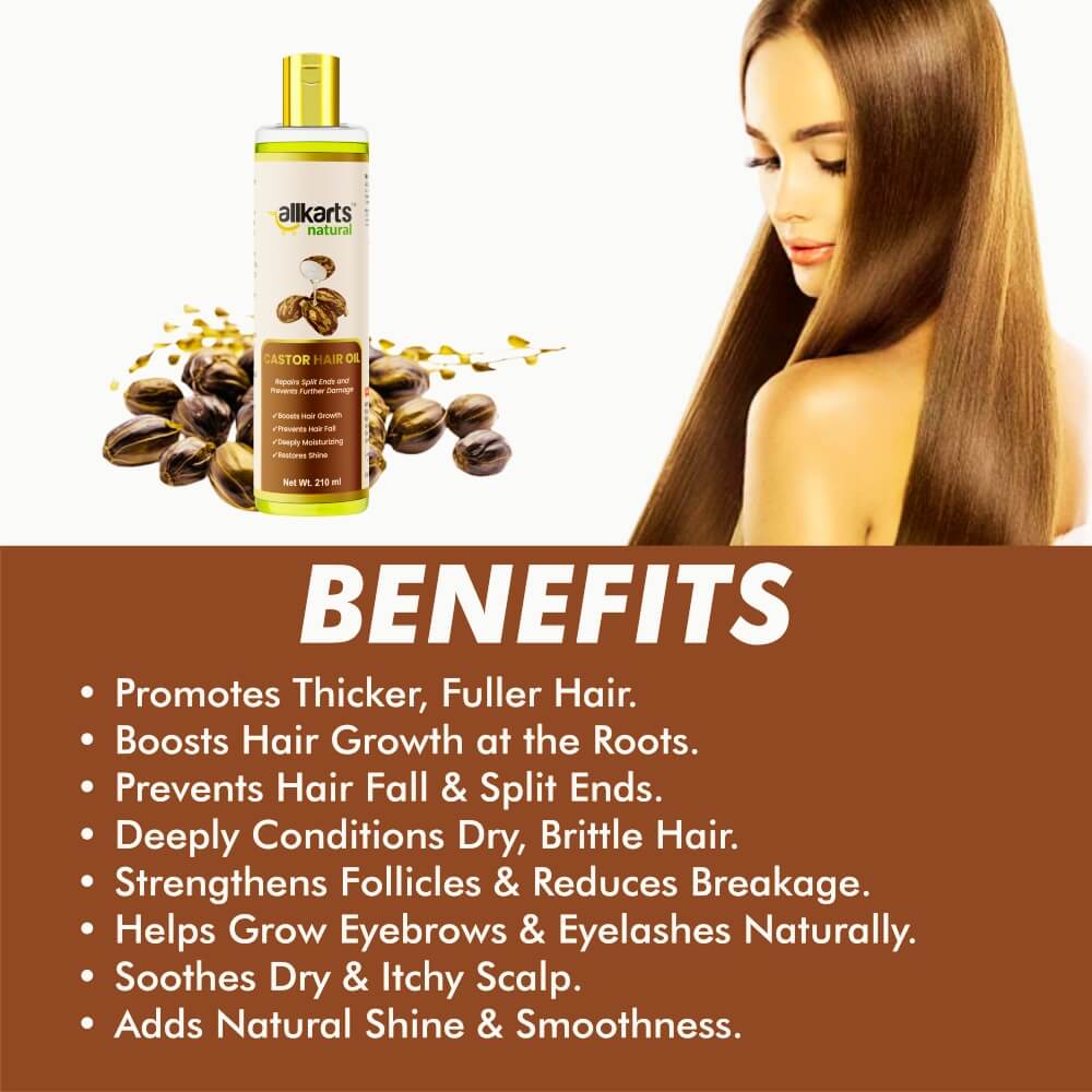 Benefits of Castor Oil for Hair Growth – Allkarts
