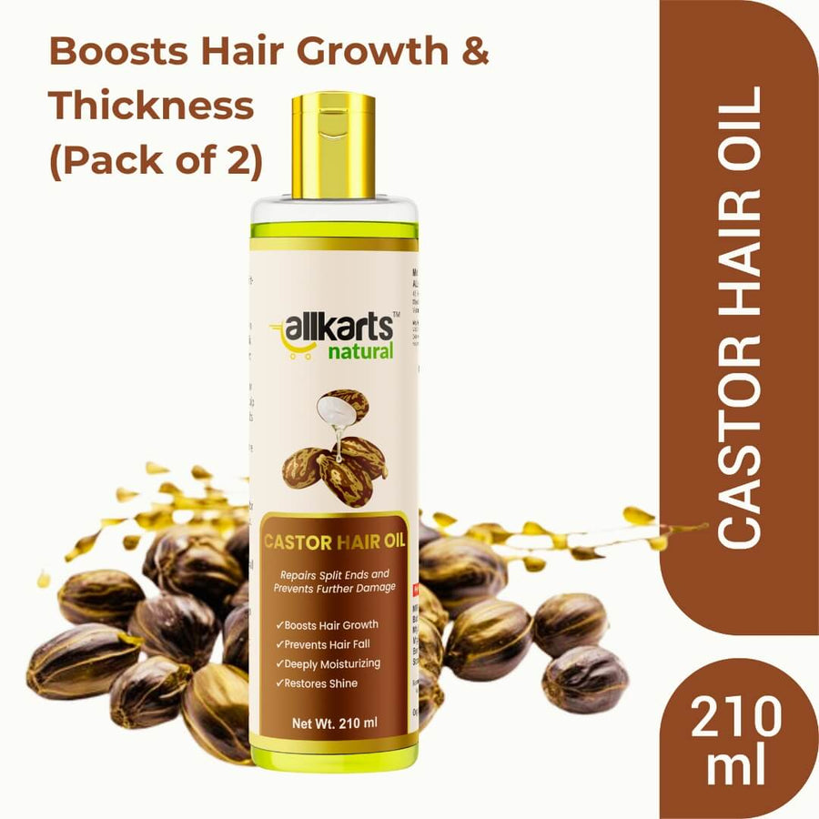 Castor Oil for Hair Growth – Front Pack by Allkarts