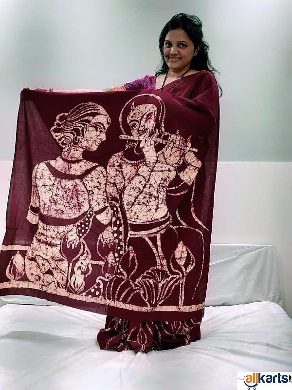  Batik  Printing by Artisan Tutu  Sengupta from Maharashtra 